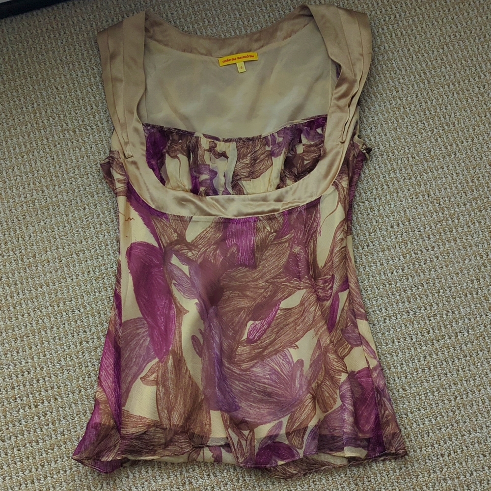 Catherine Malandrino small silk blouse. Excellent condition.